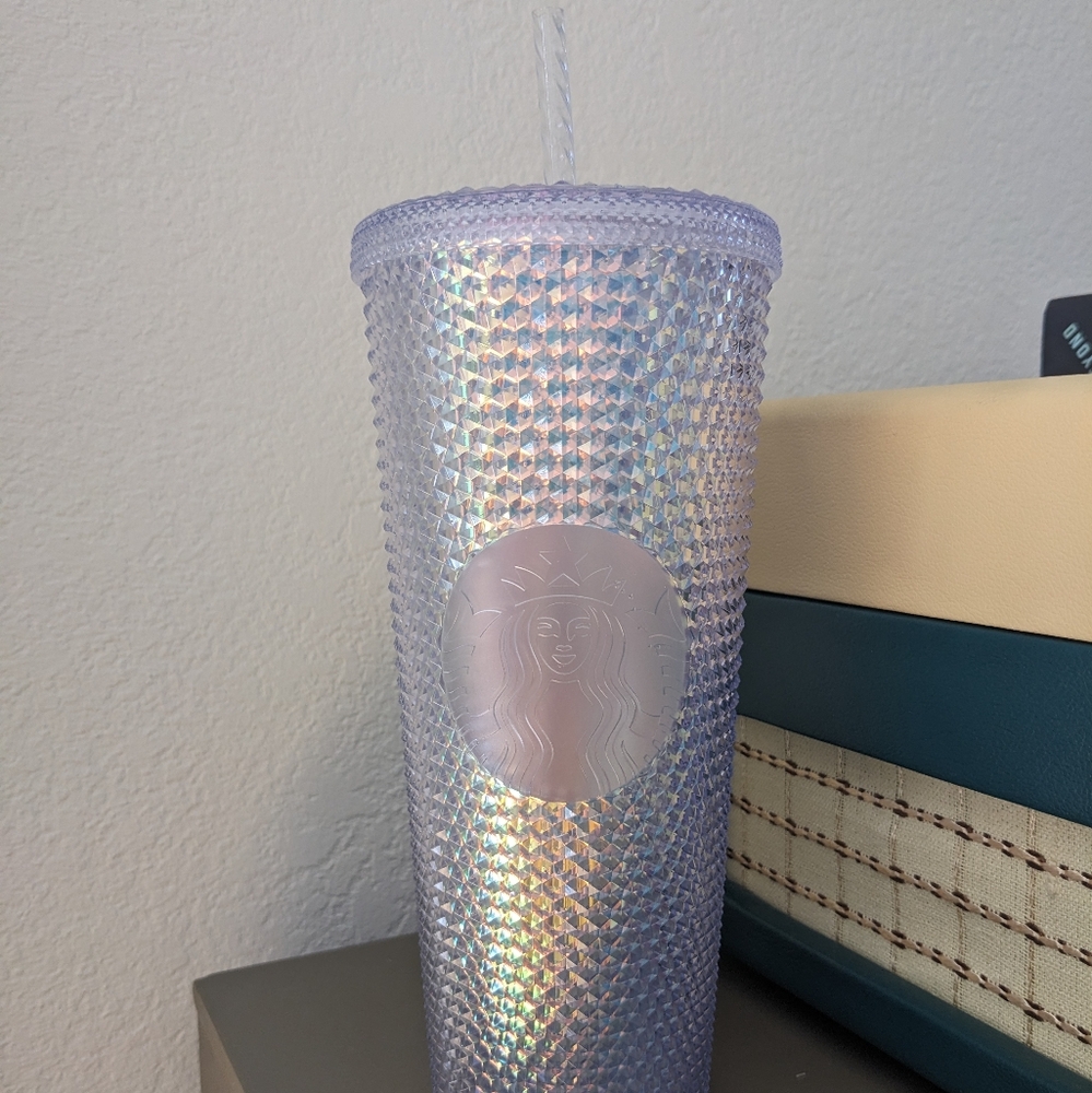 Starbucks iridescent bling studded 24 oz bottle